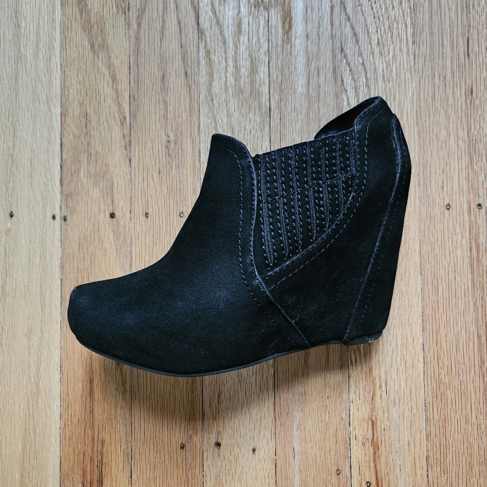 Fergalicious Downtown Wedge Bootie